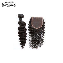 FREE Logo Natural Unprocessed Virgin Cuticle Aligned Human Hair Weave Bundles Factory Direct Whole sale